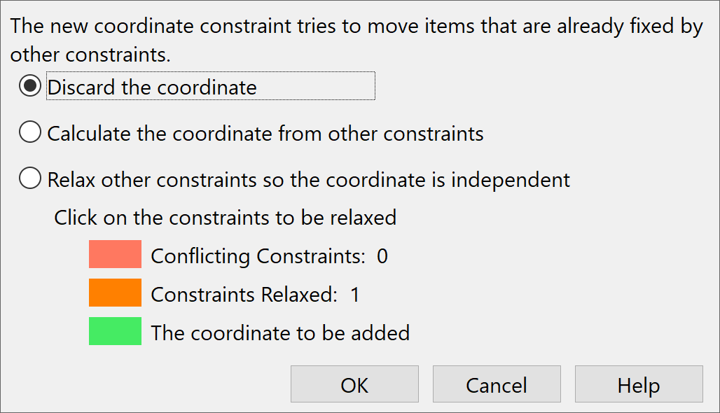Resolve constrain conflict